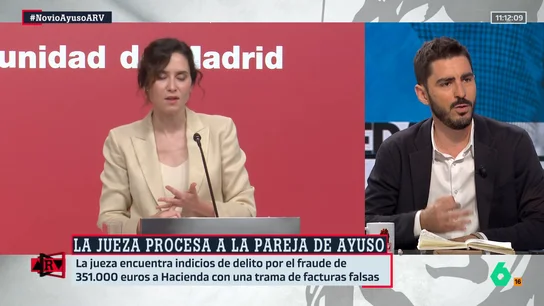 Juanma Lamet señala cuál fue el "pecado original" que Ayuso cometió con su novio: "Salió a defenderle de manera institucional" Juanma Lamet señala cuál fue el "pecado original" que Ayuso cometió con su novio: "Salió a defenderle de manera institucional"