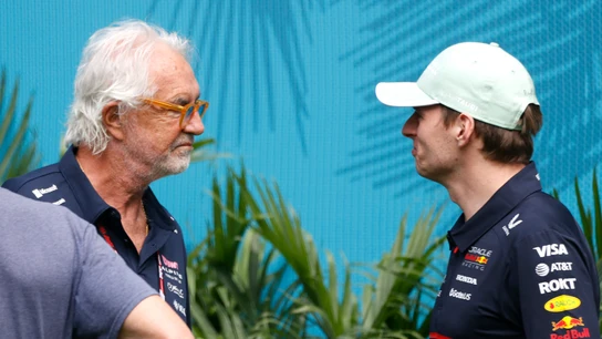 Flavio Briatore y Max Verstappen Flavio Briatore y Max Verstappen