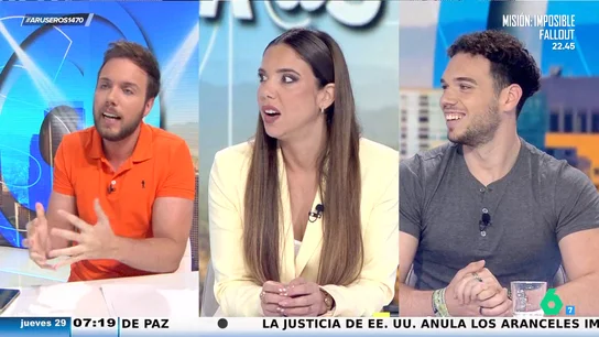 Tatiana Arús se enfada en pleno directo con sus hermanos Hans y Arthur: "¡Eso no es verdad!" Tatiana Arús se enfada en pleno directo con sus hermanos Hans y Arthur: "¡Eso no es verdad!"