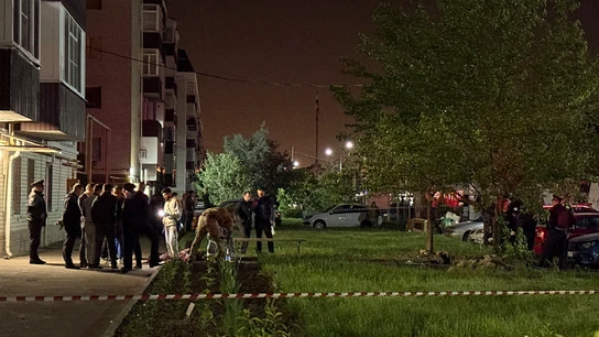 Despliegue de los servicios de emergencia en Stávropol, Rusia, tras una explosión Despliegue de los servicios de emergencia en Stávropol, Rusia, tras una explosión