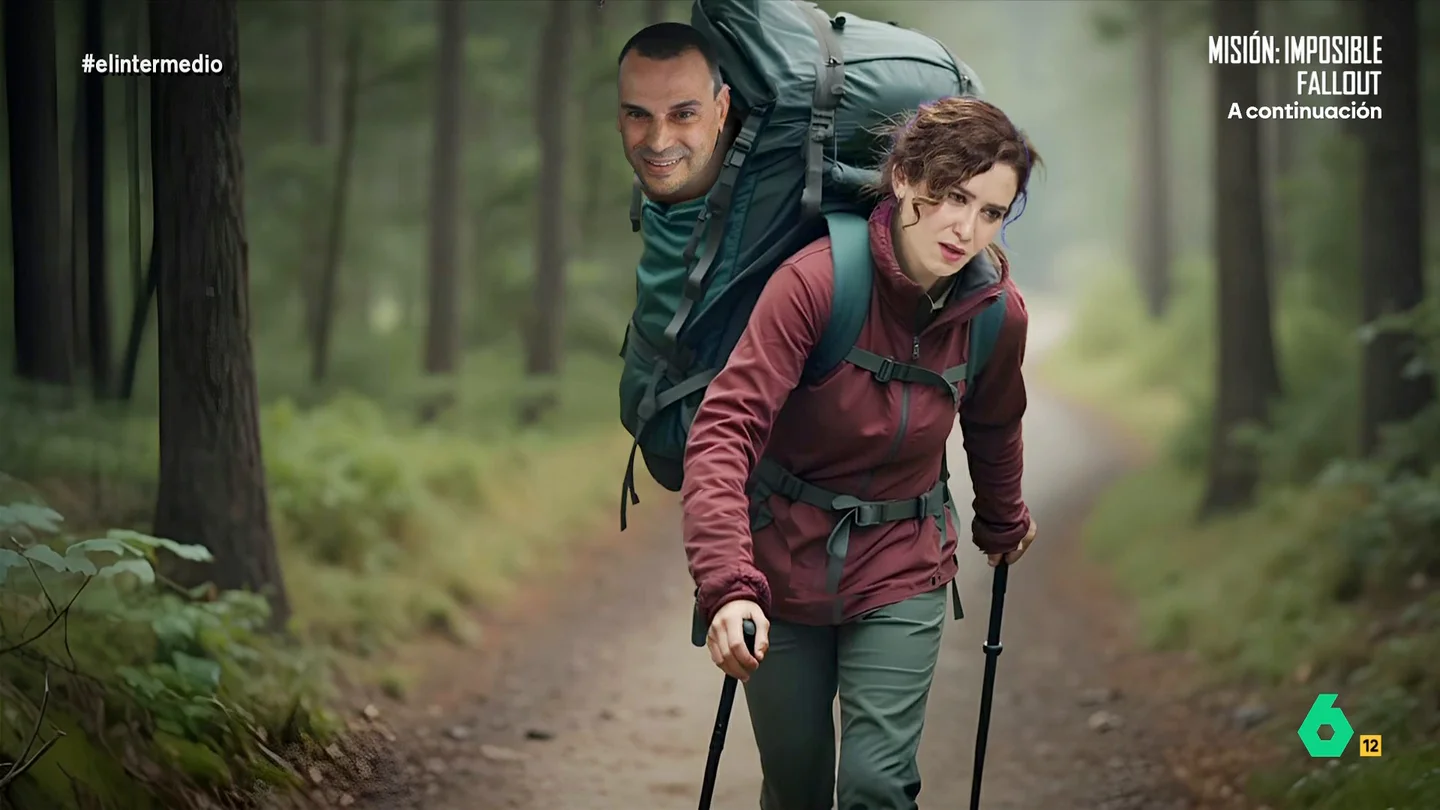 Wyoming propone a Ayuso protagonizar 'Un paisano en la mochila': "Tener un novio al que le pueden caer 8 años supone una carga" Aunque la presidenta de la Comunidad de Madrid no se ha pronunciado sobre el procesamiento de su pareja, sí lo ha hecho el gobierno madrileño que ha afirmado que todo es "una operación de Pedro Sánchez".