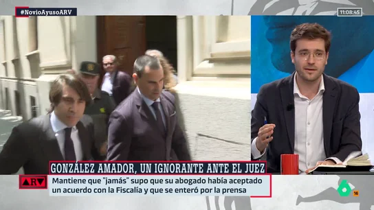 Alan Barroso, tras la decisión de la jueza sobre González Amador: "A Ayuso se le han acabado las cortinas de humo" Alan Barroso, tras la decisión de la jueza sobre González Amador: "A Ayuso se le han acabado las cortinas de humo"