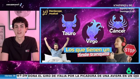Horóscopo fin de semana de Aruser@s, del 30 de mayo al 1 de junio de 2025 Horóscopo fin de semana de Aruser@s, del 30 de mayo al 1 de junio de 2025