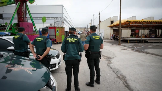 La Guardia Civil en la zona de Burela donde se produjo un atropello múltiple este viernes. La Guardia Civil en la zona de Burela donde se produjo un atropello múltiple este viernes.