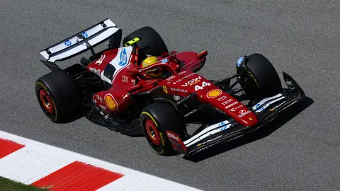 Lewis Hamilton (Ferrari) en el GP de España Lewis Hamilton (Ferrari) en el GP de España
