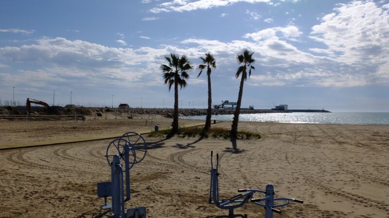 Playa de los Náufragos, Torrevieja. 