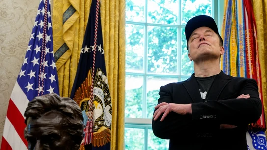 Elon Musk, en la Casa Blanca Elon Musk, en la Casa Blanca