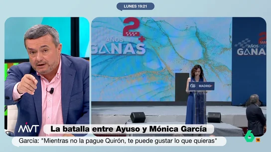 Chema Crespo, tajante con Ayuso: "Es una mujer nacida para crispar, polarizar y tensionar" Chema Crespo, tajante con Ayuso: "Es una mujer nacida para crispar, polarizar y tensionar"