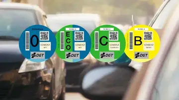 Etiquetas de la Dirección General de Tráfico Etiquetas de la Dirección General de Tráfico