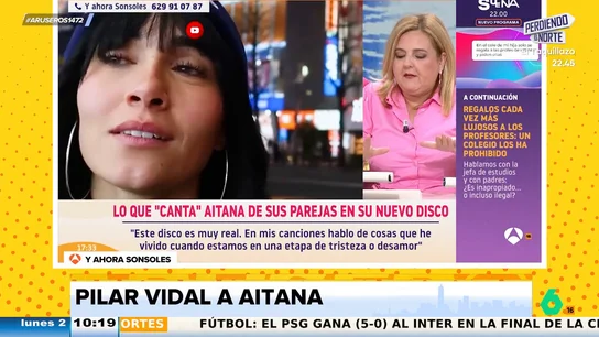 El dardo de Pilar Vidal a Aitana: "No puede ser que cada vez que saque un tema cambie de novio" El dardo de Pilar Vidal a Aitana: "No puede ser que cada vez que saque un tema cambie de novio"