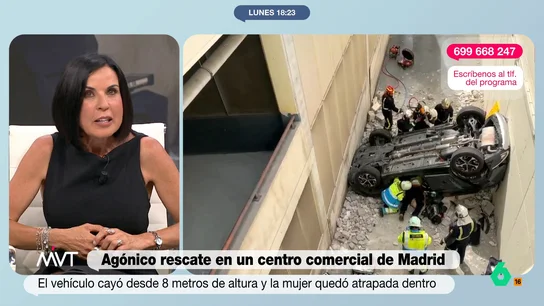 Beatriz de Vicente, sobre el accidente en Majadahonda: "Los bomberos tienen un desarrollo de psicología impresionante" "Imaginaos lo que es estar gestionando la tensión y los nervios de alguien que está completamente aprisionado por su coche", afirma la abogada.
