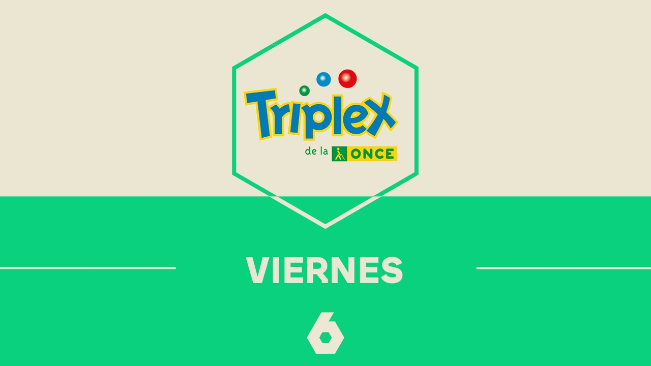Triplex (ONCE) hoy | Resultados y premios de los sorteos del viernes 29 de agosto de 2025