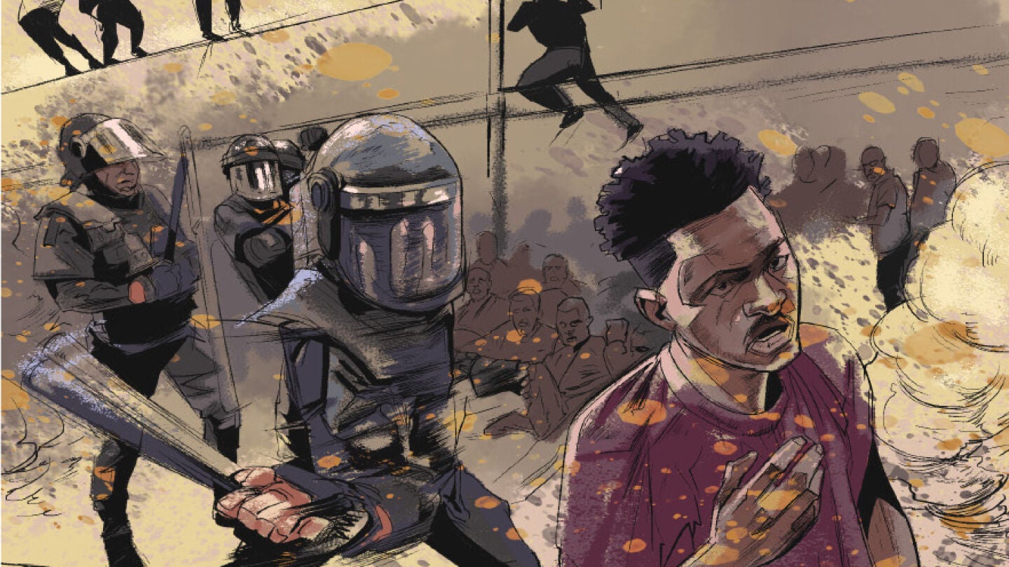 Vi&ntilde;eta de 'Los Nadie', de Sergio Illescas y Mario-Paul Mart&iacute;nez