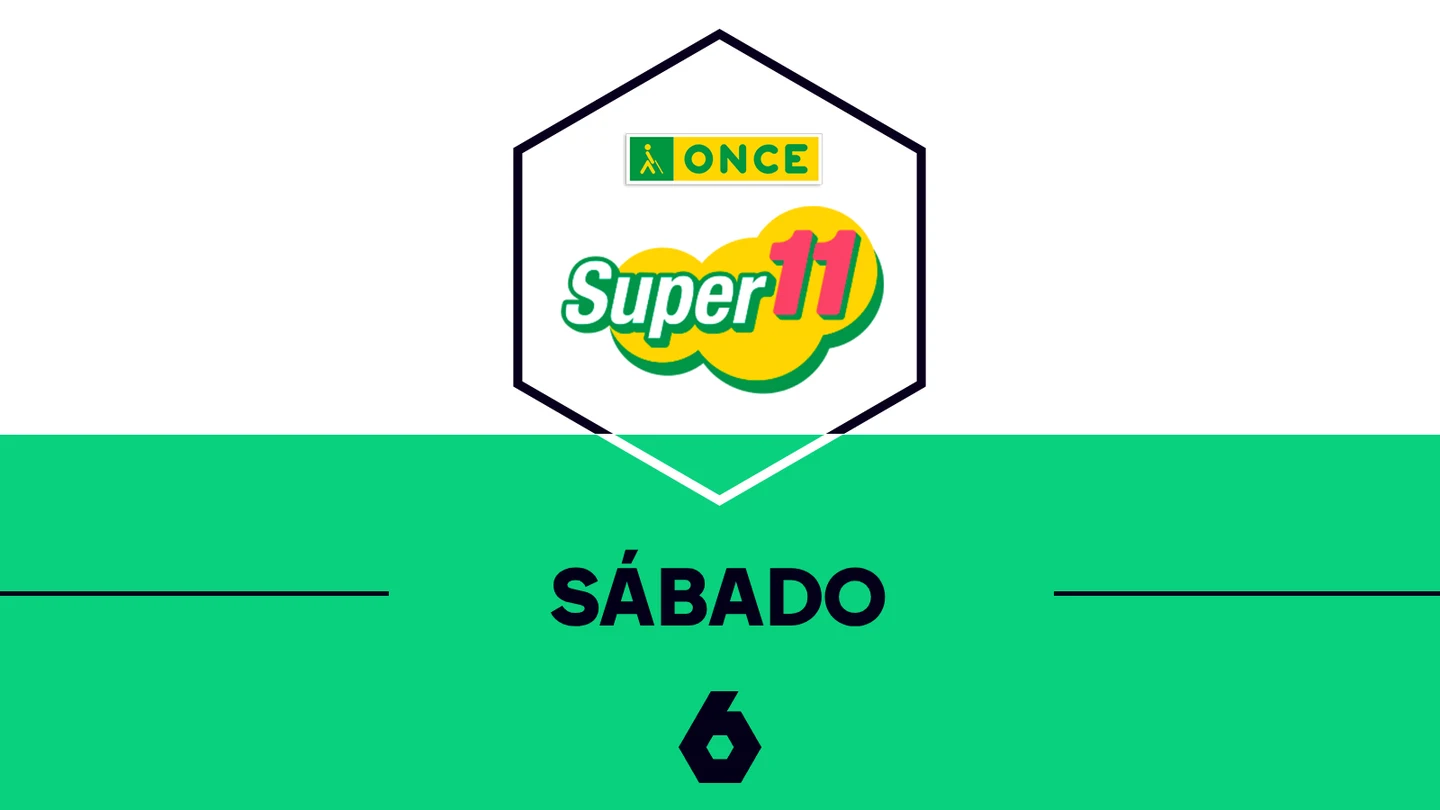 Resultados y premios de los cinco sorteos del Super 11 de la ONCE del sábado Resultados y premios de los cinco sorteos del Super 11 de la ONCE del sábado