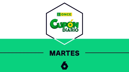 En laSexta.com puedes consultar el número premiado del Cupón Diario de la ONCE del martes En laSexta.com puedes consultar el número premiado del Cupón Diario de la ONCE del martes