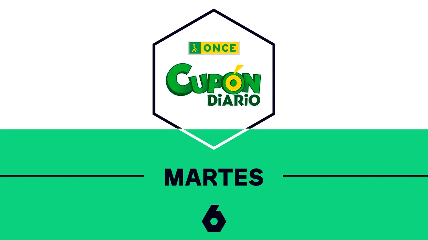 En laSexta.com puedes consultar el número premiado del Cupón Diario de la ONCE del martes En laSexta.com puedes consultar el número premiado del Cupón Diario de la ONCE del martes