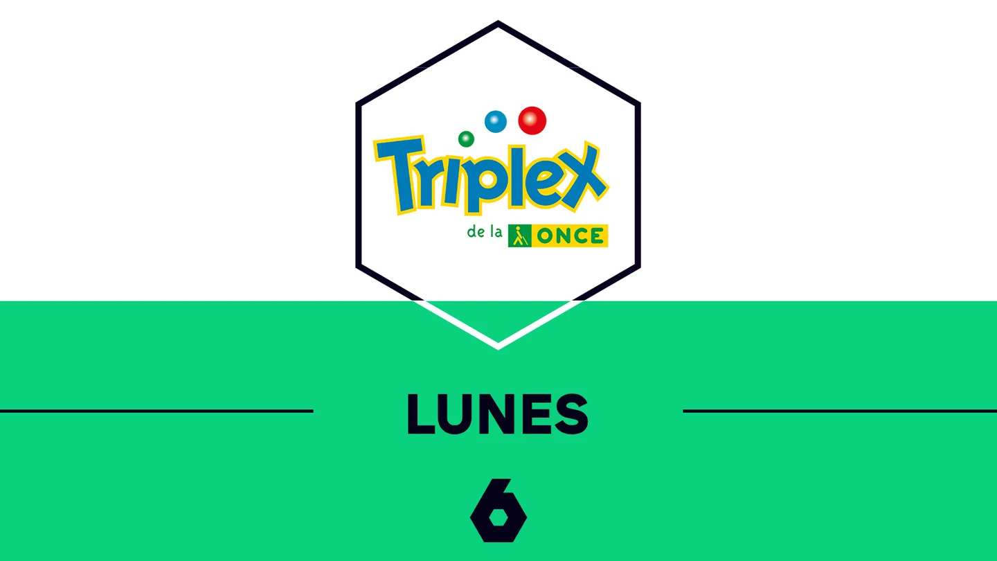 Las combinaciones premiadas de los 5 sorteos del Triplex de la ONCE del lunes Las combinaciones premiadas de los 5 sorteos del Triplex de la ONCE del lunes