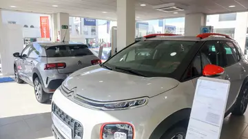 El Citroën e-C3 en un concesionario de la marca francesa El Citroën e-C3 en un concesionario de la marca francesa