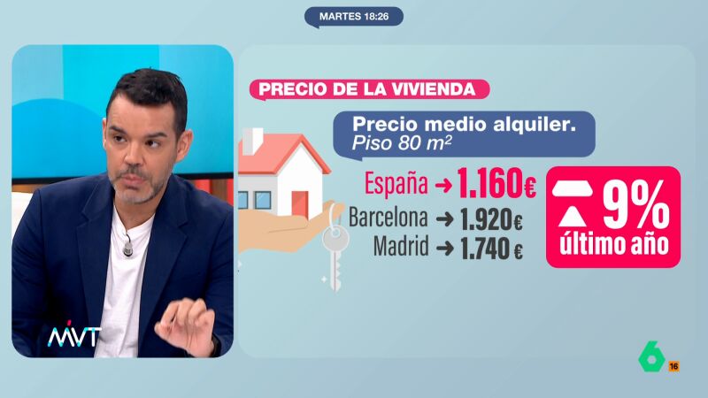 Camarero, sobre el mercado de alquiler: "La mayor parte de los pisos son para alquiler turístico o de temporada"