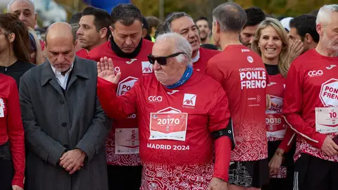 El director de la DGT, Pere Navarro (c), durante la Carrera Ponle Freno Madrid 2024, a 17 de noviembre de 2024, en Madrid (España) El director de la DGT, Pere Navarro (c), durante la Carrera Ponle Freno Madrid 2024, a 17 de noviembre de 2024, en Madrid (España)
