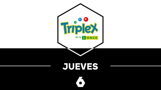 Cada jueves, un nuevo sorteo del Triplex de la ONCE: comprueba en laSexta.com los números premiados de hoy Cada jueves, un nuevo sorteo del Triplex de la ONCE: comprueba en laSexta.com los números premiados de hoy