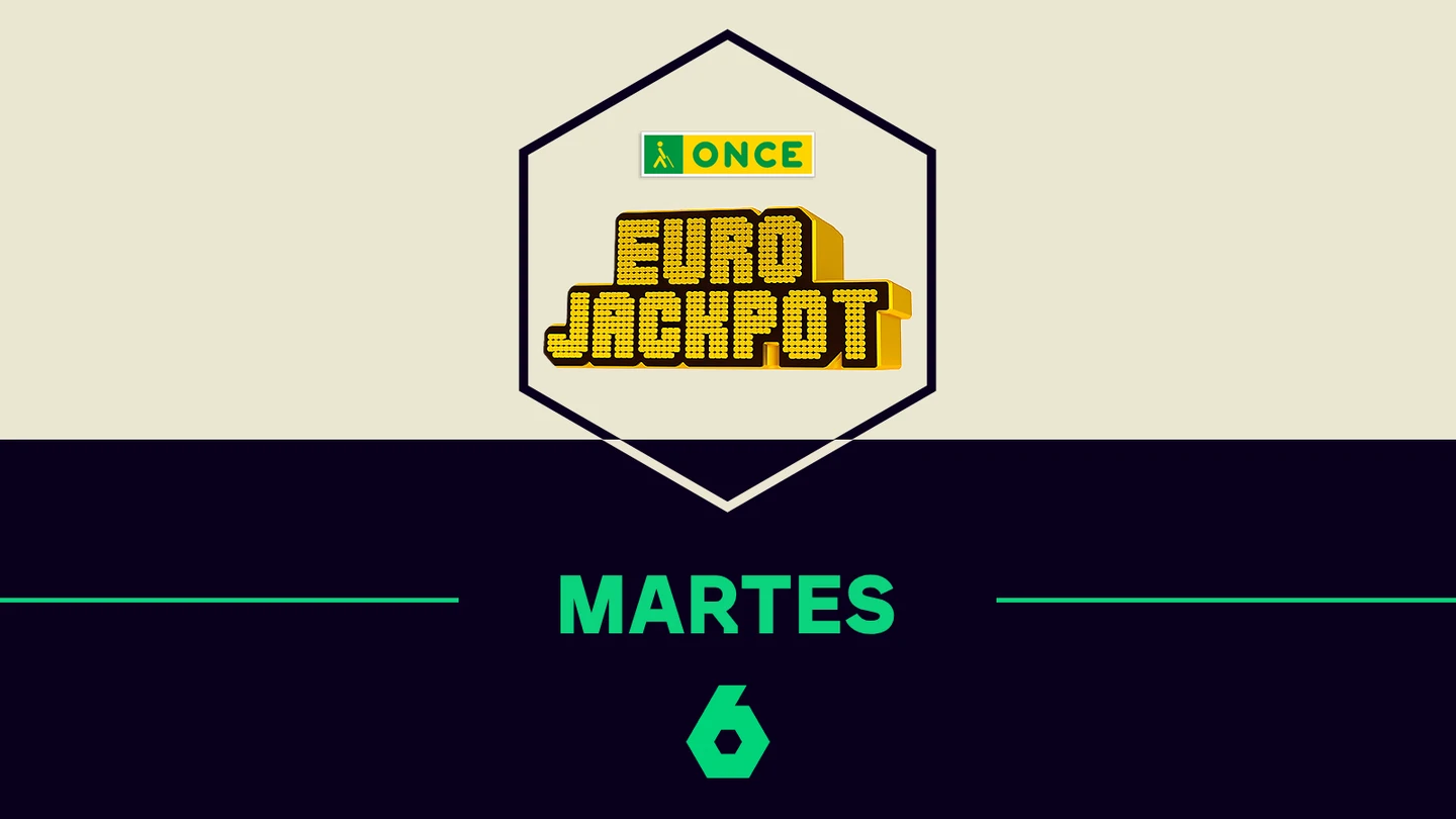 Resultado del sorteo de la lotería europea Eurojackpot, gestionada por la ONCE, de este martes Resultado del sorteo de la lotería europea Eurojackpot, gestionada por la ONCE, de este martes