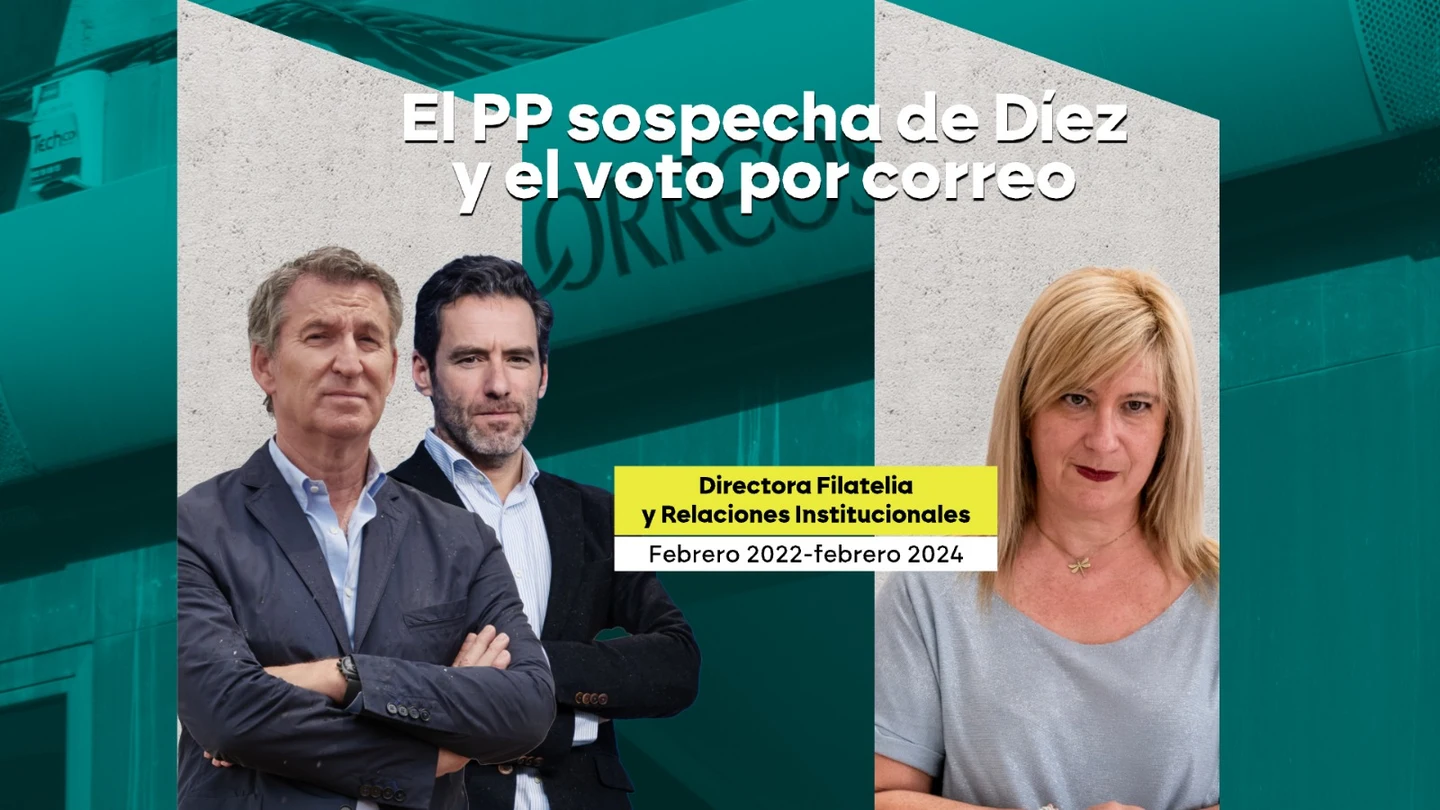 El PP siembra la duda sobre el voto por correo tras el paso de Leire Díez por Correos El PP siembra la duda sobre el voto por correo tras el paso de Leire Díez por Correos