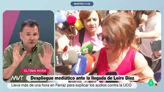 Iñaki López, sobre Leire Díez: "A otros, por mucho menos, se les han abierto expedientes bastante más hermosos" Iñaki López considera en este vídeo que las actividades de Leire Díez, por las que hoy está en la sede del PSOE en Ferraz, "parecen un delito suficientemente importante como para que se le abra un expediente de expulsión".