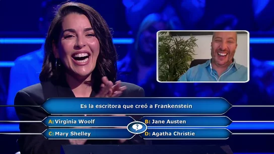 La divertida reacción del mánager de Ruth Lorenzo al saber que casi responde que la creadora de Frankenstein es Jane Austen La divertida reacción del mánager de Ruth Lorenzo al saber que casi responde que la creadora de Frankenstein es Jane Austen