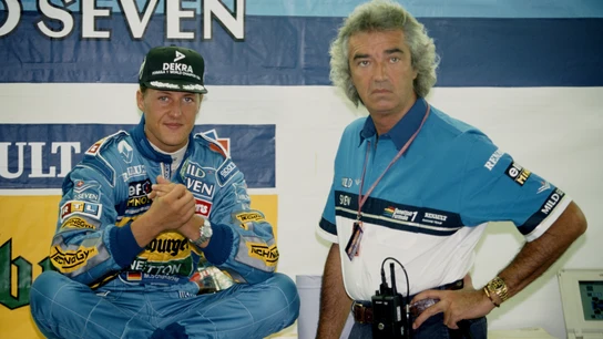 Michael Schumacher y Flavio Briatore Michael Schumacher y Flavio Briatore