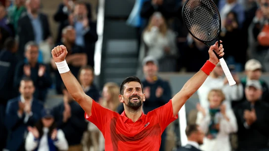 Novak Djokovic y Zverev  Novak Djokovic y Zverev