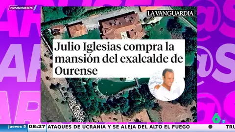 Alfonso Arús, tras comprarse Julio Iglesias una casa en Galicia: "Todavía acaba con el rey Juan Carlos" Alfonso Arús, tras comprarse Julio Iglesias una casa en Galicia: "Todavía acaba con el rey Juan Carlos"