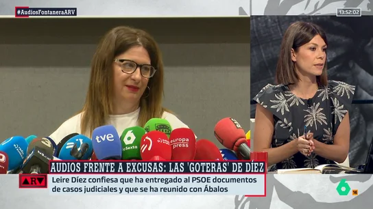 Ainhoa Martínez, sobre Leire Díez: "Mientras siga circulando, es imposible que el Gobierno coloque un mensaje" Ainhoa Martínez, sobre Leire Díez: "Mientras siga circulando, es imposible que el Gobierno coloque un mensaje"