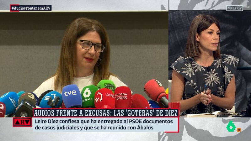 Ainhoa Martínez, sobre Leire Díez: "Mientras siga circulando, es imposible que el Gobierno coloque un mensaje"