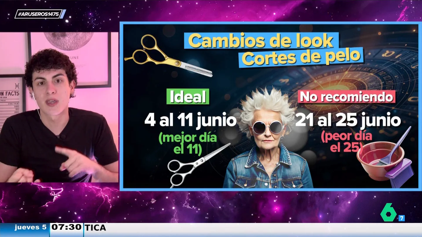 Jabifus muestra los mejores días para cortarte el pelo en junio según el calendario lunar Jabifus muestra los mejores días para cortarte el pelo en junio según el calendario lunar