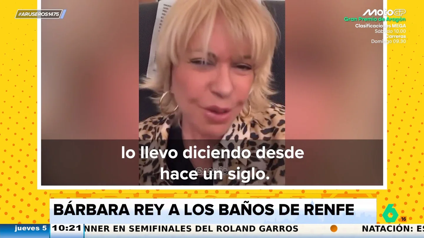 Bárbara Rey denuncia el estado de los baños de Renfe: "Es asqueroso, no se les cae la cara de vergüenza" Bárbara Rey denuncia el estado de los baños de Renfe: "Es asqueroso, no se les cae la cara de vergüenza"