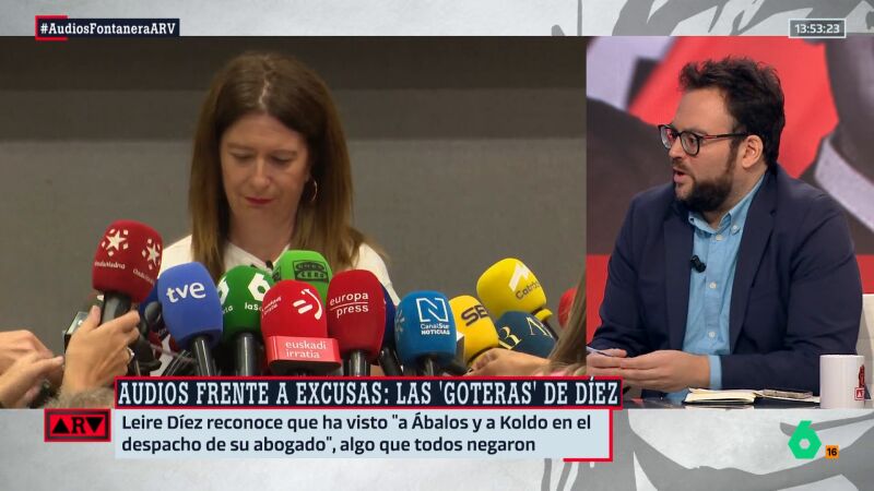 José Enrique Monrosi tacha de "lamentable" la actitud de Leire Díez: "¿Pero, qué me está contando de un libro?"