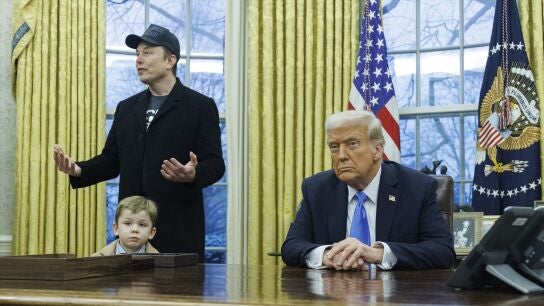 Musk y Trump, en una imagen de archivo en el Despacho Oval de la Casa Blanca.