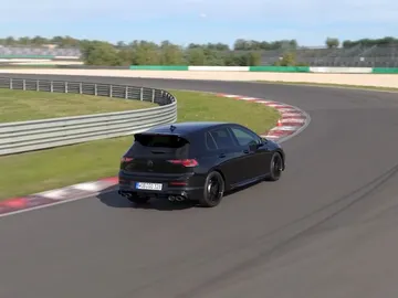 El Volkswagen Golf R en circuito El Volkswagen Golf R en circuito