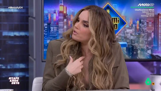 Melody cuenta en El Hormiguero cómo se sintió durante las votaciones en Eurovisión: "Dónde hay un boquete que me voy...' Aunque al principio su actuación sí que recibió puntos, después el jurado profesional decidió no apoyar su propuesta. A pesar de ello, la cantante ha tirado de humor para hacer una valoración.
