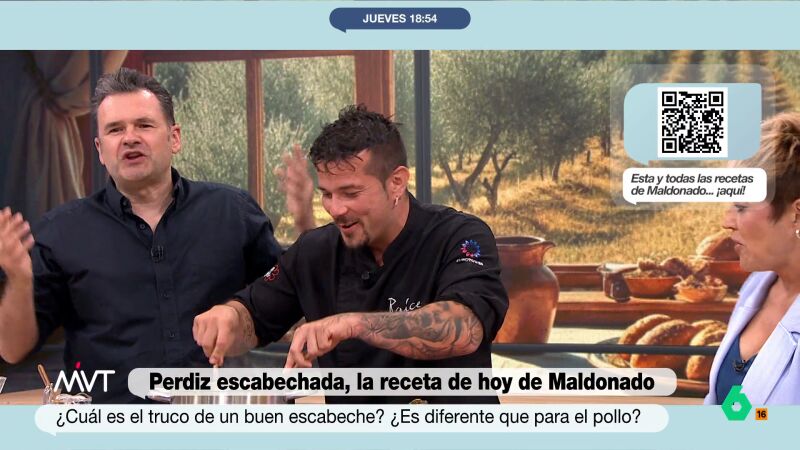 El chef Carlos Maldonado se 'enfada' con Iñaki López: "No te has acordado ni de mi nombre al inicio"