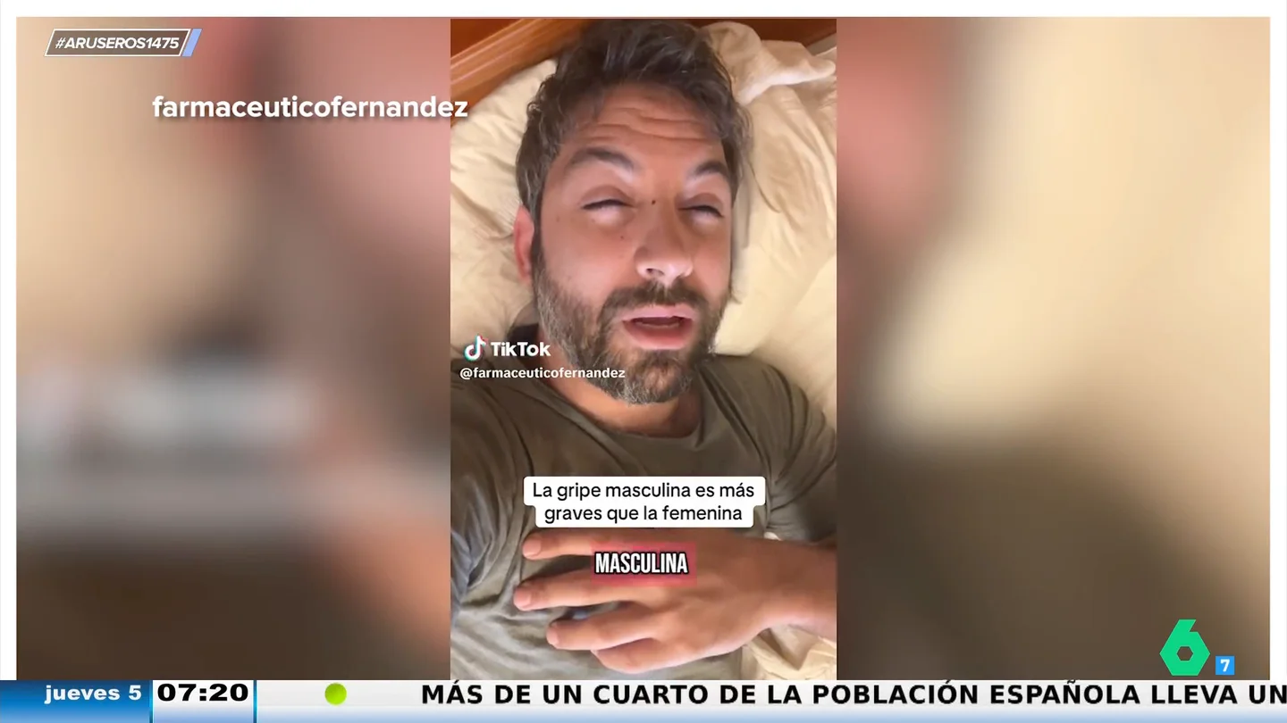 Se demuestra científicamente que los hombres lo pasan peor con la gripe que las mujeres: así lo cuenta Farmacéutico Fernández Se demuestra científicamente que los hombres lo pasan peor con la gripe que las mujeres: así lo cuenta Farmacéutico Fernández