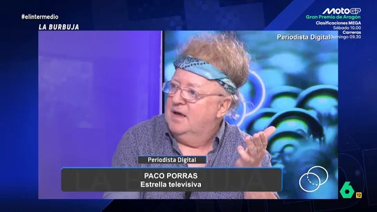 Paco Porras afirma que el Gobierno "practica la magia negra" y predice con un calabacín la marcha de Pedro Sánchez El vidente afirma que "Pedro Sánchez y sus guardias pretorianos repugnantes son diabólicos". Cristina Gallego decide copiar a Porras e intenta ver el futuro con una berenjena.