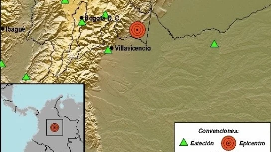 Un terremoto de magnitud 6,5 sacude Colombia. Un terremoto de magnitud 6,5 sacude Colombia.