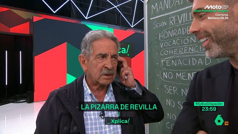 Revilla recibe una llamada en pleno directo