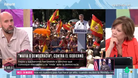 Gonzalo Miró: "Me resulta que detrás de una pancarta de 'Mafia o democracia' se ponga Aznar, Rajoy, Ayuso o Feijóo" Gonzalo Miró: "Me resulta que detrás de una pancarta de 'Mafia o democracia' se ponga Aznar, Rajoy, Ayuso o Feijóo"