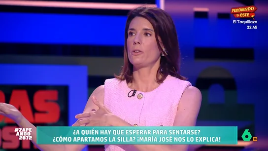 ¿A quién debes esperar para sentarte en una cena? Una experta en protocolo lo aclara en Zapeando ¿A quién debes esperar para sentarte en una cena? Una experta en protocolo lo aclara en Zapeando