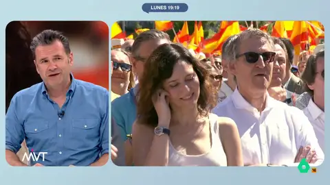 Iñaki López analiza la manifestación del PP: "Feijóo estuvo más moderado y Ayuso hacía de polí mala" Iñaki López analiza la manifestación del PP: "Feijóo estuvo más moderado y Ayuso hacía de polí mala"