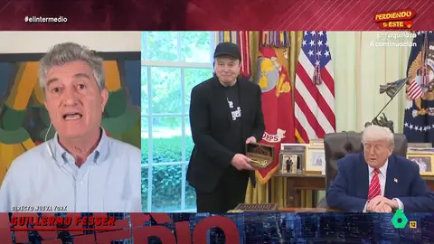 Guillermo Fesser, sobre la 'ruptura' de Trump y Musk: "Lo único que les importa es recortarse los impuestos a sí mismos" El periodista expone que, por ejemplo, el magnate tecnológico, podría llegar a perder 175 contratos que le suponen unos ingresos de 3.000 millones. "Es una fuerza de titanes", afirma el corresponsal.