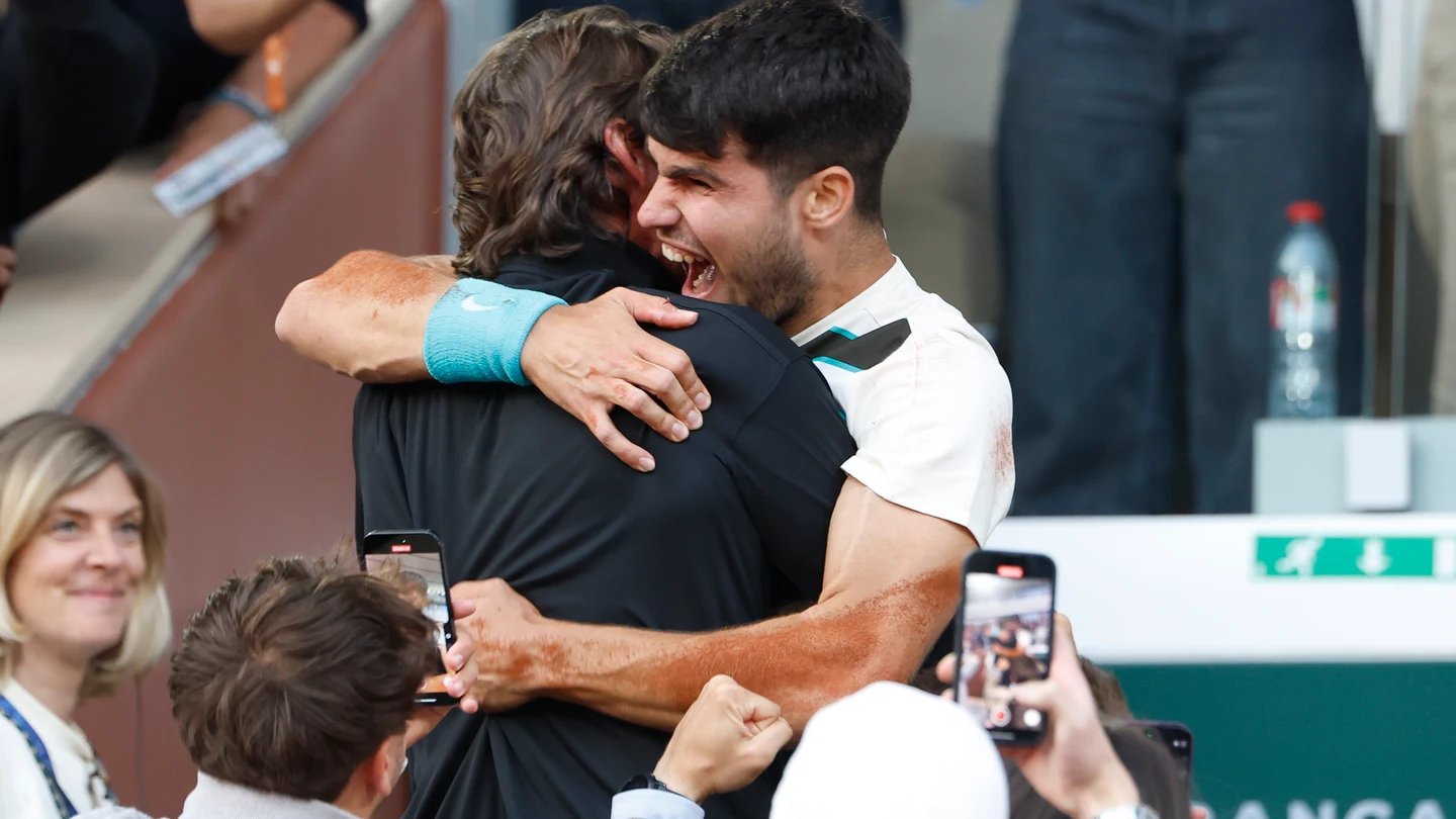 Juan Carlos Ferrero y Carlos Alcaraz Juan Carlos Ferrero y Carlos Alcaraz